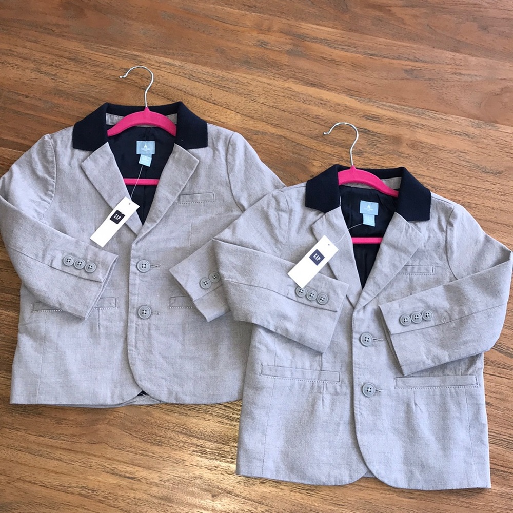 Twin boys Baby GAP blazers size 2T new w tags!